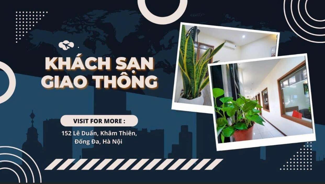 Khach San Giao Thong Hotell Hanoi Exteriör bild